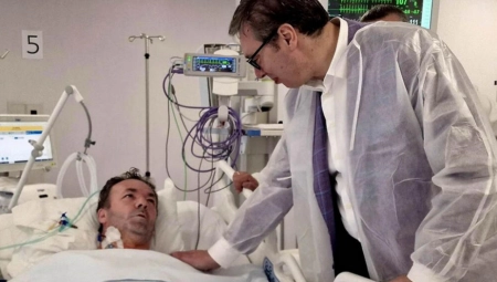 VUČIĆ POSETIO SRBINA KOJEG JE RANILA KURTIJEVA "POLICIJA" Poželeo sam mu dobro zdravlje i slobodu