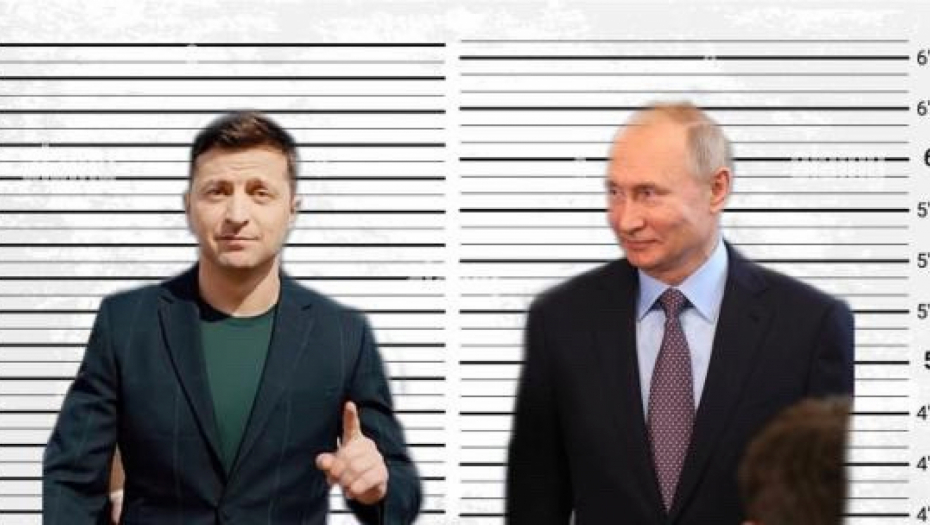 Ko je viši, Putin ili Zelenski?
