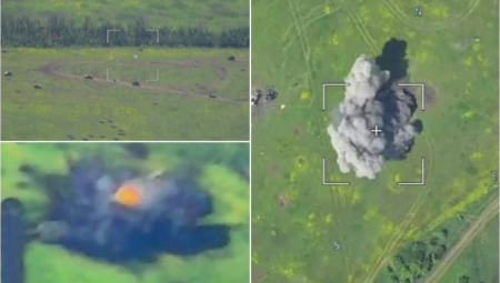 SNIMAK PROPALOG JURIŠA Cela kolona američke tehnike uništena u sekundi!