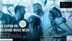 Belgrade Music Week: Počela Tuborg Ice 3+1 akcija: Količina ulaznica je ograničena