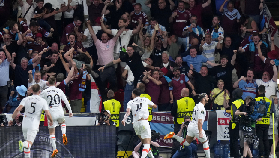 SRBI OSTALI BEZ TROFEJA Vest Hem golom u 90. minutu osvojio Ligu konferencija