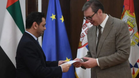 AMBASADOR DONEO PORUKU U PREDSEDNIŠTVO SRBIJE Predsednik Vučić prihvatio predlog šeika bin Zajeda