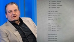 ON JE VEČERAS GOVORIO NA PROTESTU Sandra Božić podsetila na gnusnu pesmu Miodraga Jovanovića, koju je sramota prevoditi na srpski (FOTO)