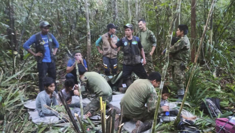 MESEC DANA ŽIVELI U DŽUNGLI! Deca preživela pad aviona, vojska Kolumbije ih pronašla u improvizovanom skloništu