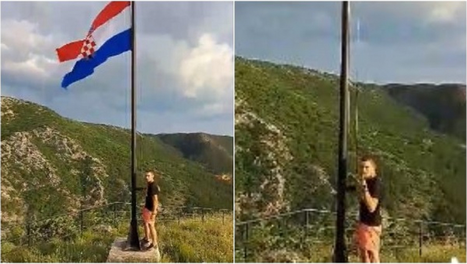 SKINULI ŠAHOVNICU I PODIGLI 3 PRSTA Snimak iz Knina se munjevito proširio mrežama, policija uhapsila mladiće