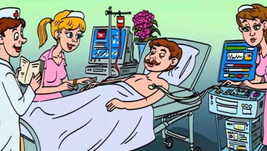 SAMO ZA ONE SA VISOKOM INTELIGENCIJOM Pronađite lopova u bolničkoj sobi, za 8 sekundi