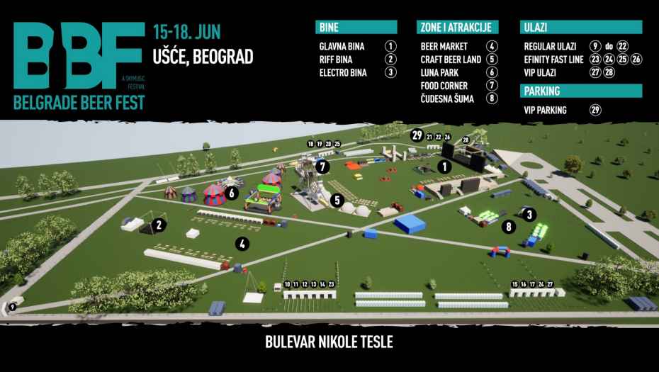 Sutra počinje Belgrade Beer Fest – detaljan vodič kroz festival