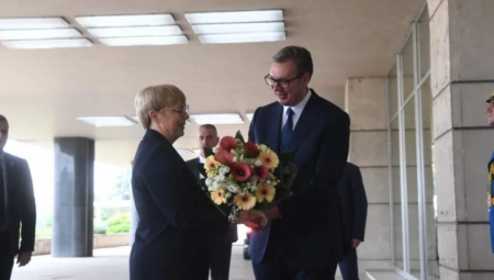 VUČIĆ SA PREDSEDNICOM SLOVENIJE Sa ponosom sam pokazao uvaženoj gošći koliko se Beograd razvio (FOTO)