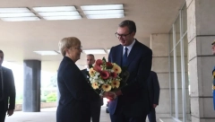VUČIĆ SA PREDSEDNICOM SLOVENIJE Sa ponosom sam pokazao uvaženoj gošći koliko se Beograd razvio (FOTO)