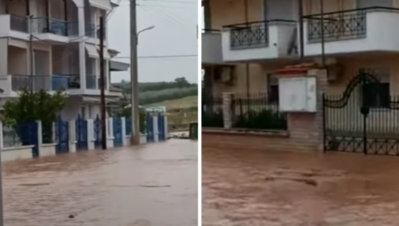 JAKO NEVREME POGODILO OMILJENO LETOVALIŠTE SRBA U GRČKOJ: Reke vode su na ulicama