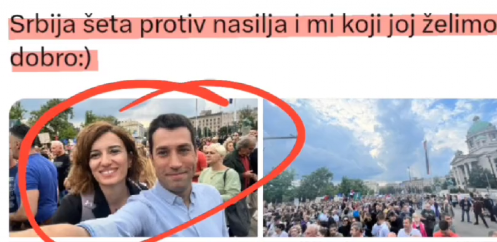 KURTIJEVI SAVEZNICI MARŠIRAJU BEOGRADOM Uz opoziciju na protestu i žena koja se ježi na sve što je srpsko! (VIDEO)