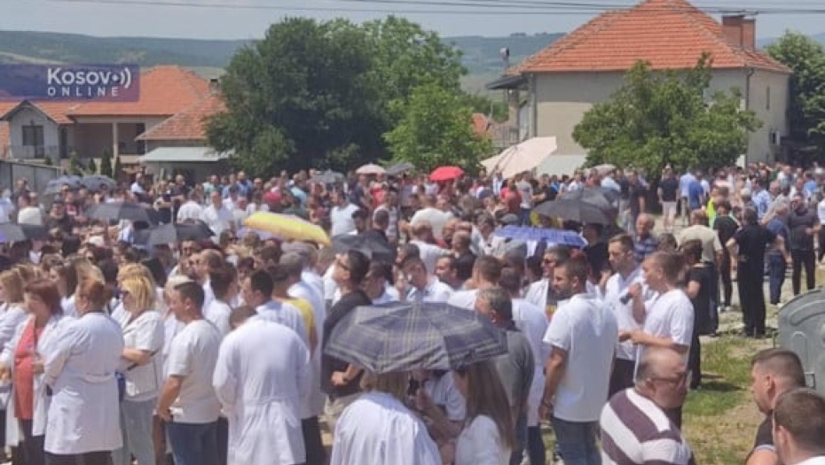 Veliki broj Srba na skupu u Ranilugu uprkos pokušaju tzv. kosovske policije da blokira prilaze