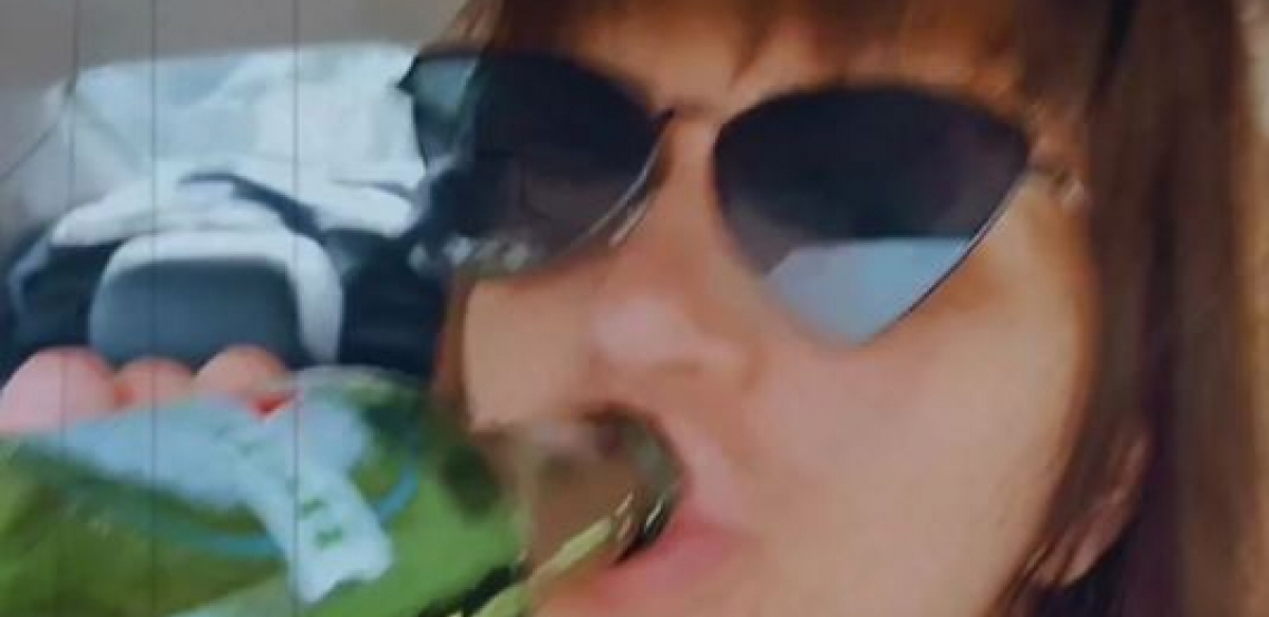 SRAMNO! Miljana Kulić pije pivo, dok se Željko vozi bez pojasa i van sigurnosnog sedišta, sve snimila i okačila na Instagram!