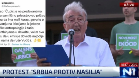 APSURD U NOVOM SADU Na protestu "protiv nasilja" govori profesor kog studenti optužuju za NAJODVARATNIJE uznemiravanje!