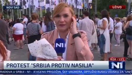 SRAMNE SCENE U NOVOM SADU Protest počeo minutom ćutanja, a onda - žurka (VIDEO)