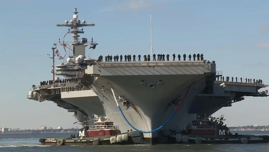 DEMONSTRACIJA SILE U SPLITU Đošić: Navjeći ratni brod u istoriji sveta je OBIČAN ŠLEPER AVIONA