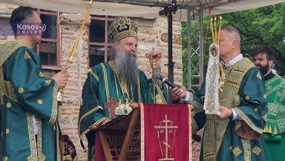 PATRIJARH PORFIRIJE U PEĆKOJ PATRIJARŠIJI Danas služi liturgiju