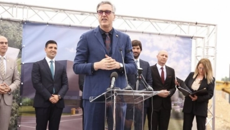 MARKO ČADEŽ POLOŽIO KAMEN TEMELJAC NA NOVU FABRIKU "LUSS TEXTILE"