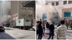POŽAR U CENTRU NJUJORKA Gust dim prekrio nebo, na licu mesta armija vatrogasaca (VIDEO)