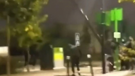 JEZIV SNIMAK IZ FRANCUSKE Demonstranti sekli banderu, usledio je udarac koji lomi kičmu! (VIDEO)