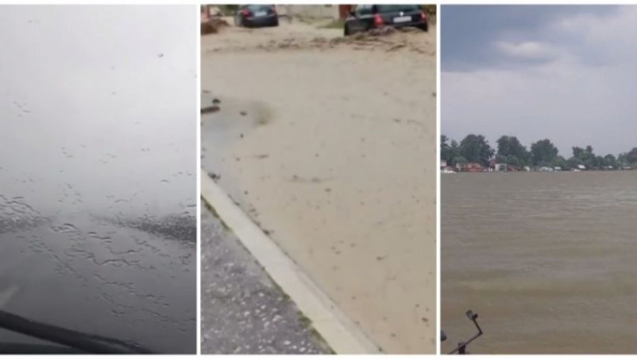 ZASTRAŠUJUĆI SNIMCI NEVREMENA U SRBIJI Raste vodostaj Save, kiša se izlila na puteve, na snazi meteoalarm! (VIDEO)