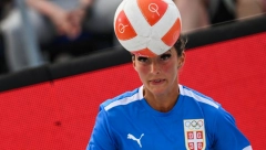 ZAVOLEĆEMO TEKBOL Srbija postaje sila, auuu kakvu lepoticu imamo: Maja „grmi“ i van terena!