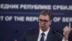 PREDSEDNIK VUČIĆ SUTRA SA SRPSKOM DECOM IZ REGIONA Prijem u zgradi Generalnog sekretarijata