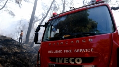 POŽAR NA LEZBOSU  Požar gasi više od 20 vatrogasaca