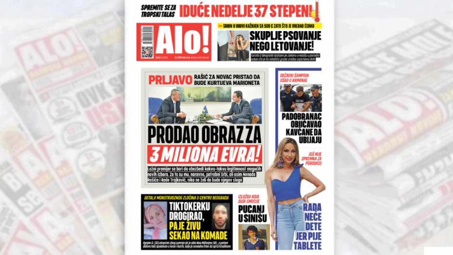 RAŠIĆ ZA NOVAC PRISTAO DA BUDE KURTIJEVA MARIONETA Prodao obraz za 3 miliona evra!