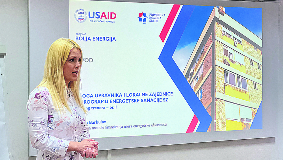 BOLJA ENERGIJA Ulaganje u energetsku efikasnost - najisplativija investicija: Obuka za bolju budućnost