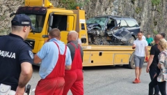 IMA POVREĐENIH Teška saobraćajka kod Nove Varoši, vozila potpuno smrskana (FOTO)