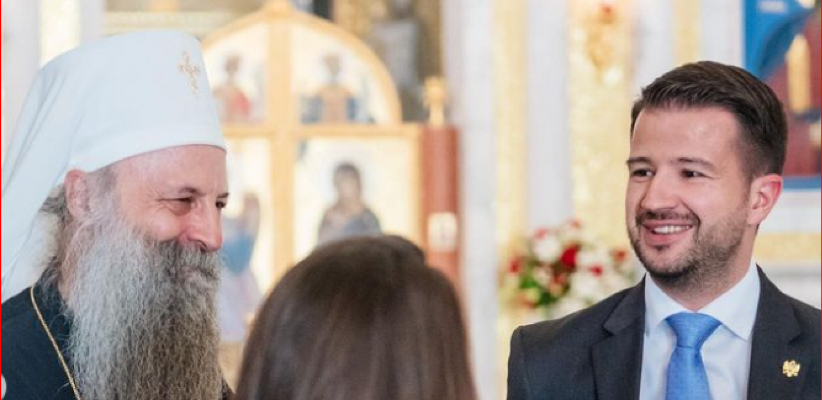 Predsednik Crne Gore posetu Srbiji završio susretom sa patrijarhom Porfirijem