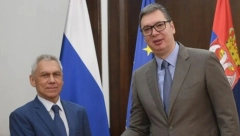 PREDSEDNIK VUČIĆ SE SASTAO SA BOCAN-HARČENKOM Sastanak sa ambasadorom Rusije počeo u 10 sati (FOTO)