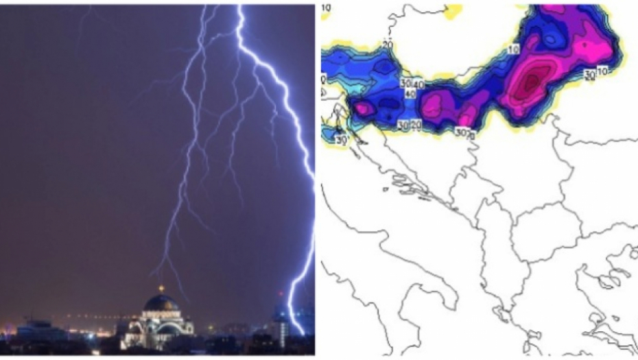 JAKE OLUJE U OVIM DELOVIMA SRBIJE Hladni talas stiže preko Hrvatske, evo gde će prvo da grune!