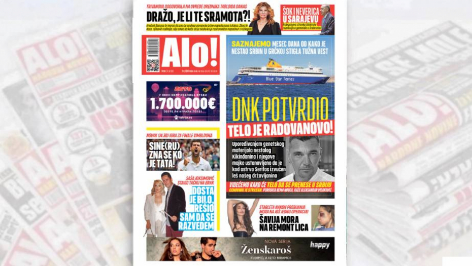 DNK POTVRDIO, TELO JE RADOVANOVO! Mesec dana nakon nestanka u Grčkoj u Srbiju stigla tužna vest