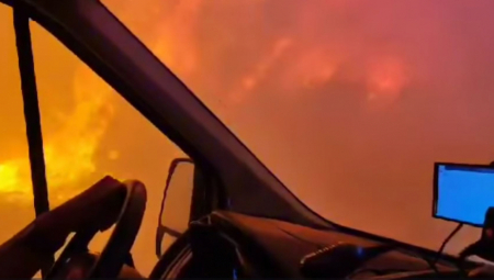 "TREBA NAM BENEFICIRANI RADNI STAŽ" Objavljen snimak Hitne kako juri kroz požar u Šibeniku, sanitet juri kroz živu vatru (VIDEO)