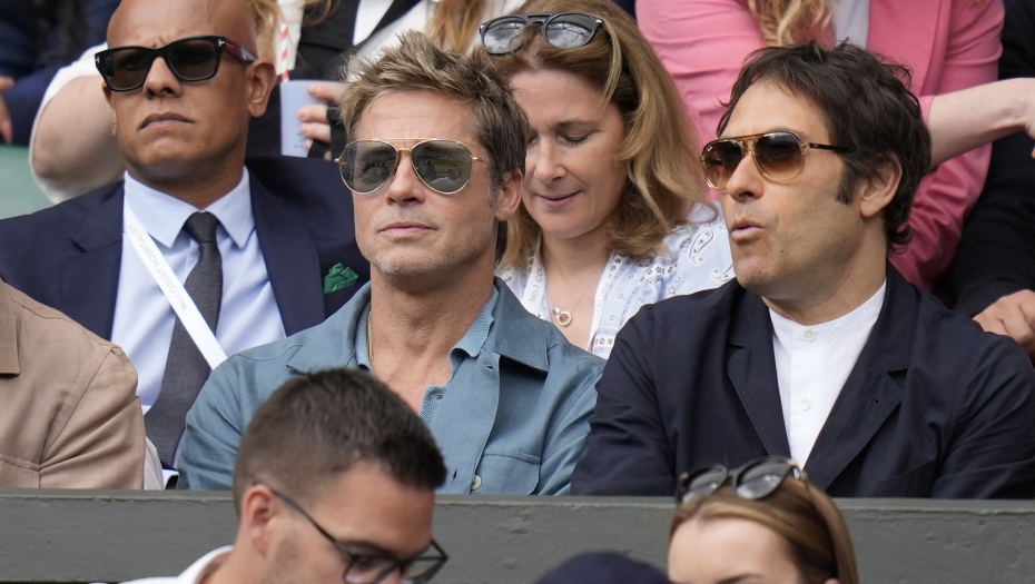 DEVOJKE SU SAMO U NJEGA GLEDALE Otkriveno za koga je Bred Pit navijao u finalu Vimbldona