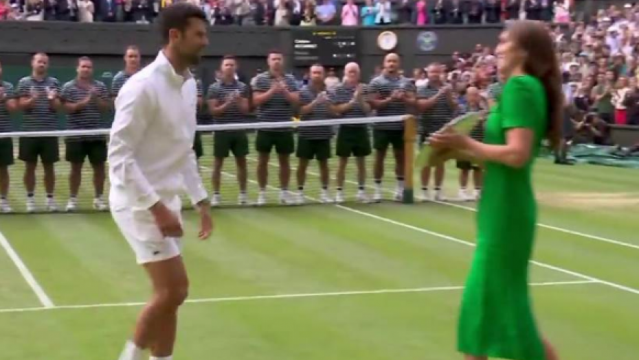 POŠTUJE "PLAVU KRV" Nole oduševio Kejt Midlton (FOTO)