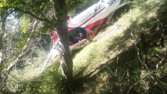 PRVE SLIKE SA MESTA PADA AVIONA U ULCINJU Povređeni prevezeni u bolnicu (FOTO)