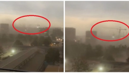 OLUJA NOSI KRAN NA NOVOM BEOGRADU Jezive scene nevremena "SAMO DA NIKO NE STRADA"