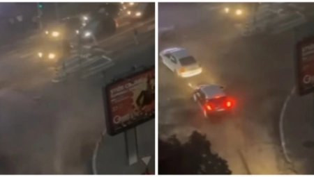 VETAR OTKINUO DEO ZGRADE U MAKSIMA GORKOG Ljudi ne mogu da veruju šta je palo između dva auta u pokretu