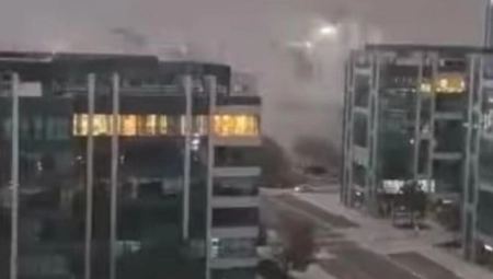 POGLEDAJTE PAD KRANA IZ DRUGOG UGLA Isplivao novi snimak najdramatičnije scene oluje u beogradu (VIDEO)