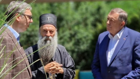 VUČIĆ NAKON SASTANKA SA PATRIJARHOM I DODIKOM Obeležavanje Dana sećanja na sve stradale i prognane u "Oluji" biće u Prijedoru 4. avgusta