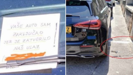 ZLOČIN I KAZNA Pokazao strancu šta radimo onom ko nam kolima zatvori ulaz, urnebesna scena