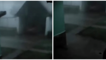 U SOMBORU SE PRST PRED OKOM NE VIDI Spustilo se nevreme, nosi sve pred sobom, mrak pao pre 19h