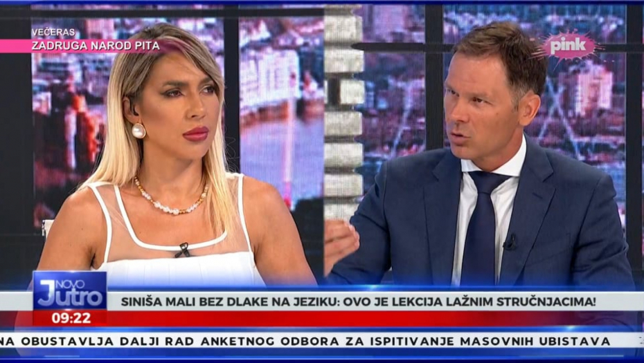 SINIŠA MALI NA PINKU Srbija postaje centar sveta, naša ekonomija se razvija