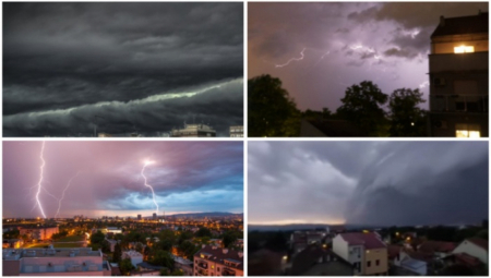 U SRBIJU STIŽE STRAHOVITO NEVREME IZ REGIONA: U Hrvatskoj već APOKALIPSA, u Sloveniji PADA SNEG (FOTO/VIDEO)