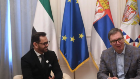 "NIJE LAKO ISPRATITI VELIKOG PRIJATELJA NAŠE ZEMLJE" Vučić primio u oproštajnu posetu ambasadora UAE Mubaraka Al Daherija (FOTO)