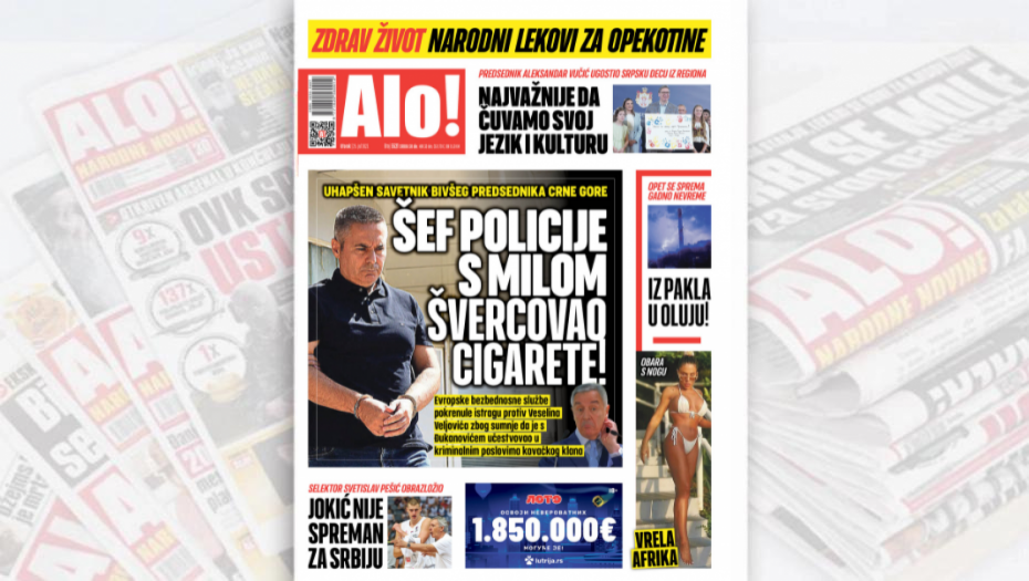 ŠEF POLICIJE S MILOM ŠVERCOVAO CIGARETE? Uhapšen savetnik bivšeg predsednika Crne Gore
