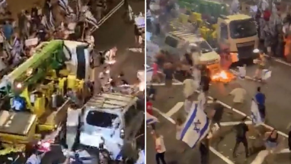 UZNEMIRUJUĆE,  MLADIĆ (20) KOLIMA GAZI DEMONSTRANTE NA AUTO-PUTU "Samo se zaleteo, nije stao ni na trenutak"